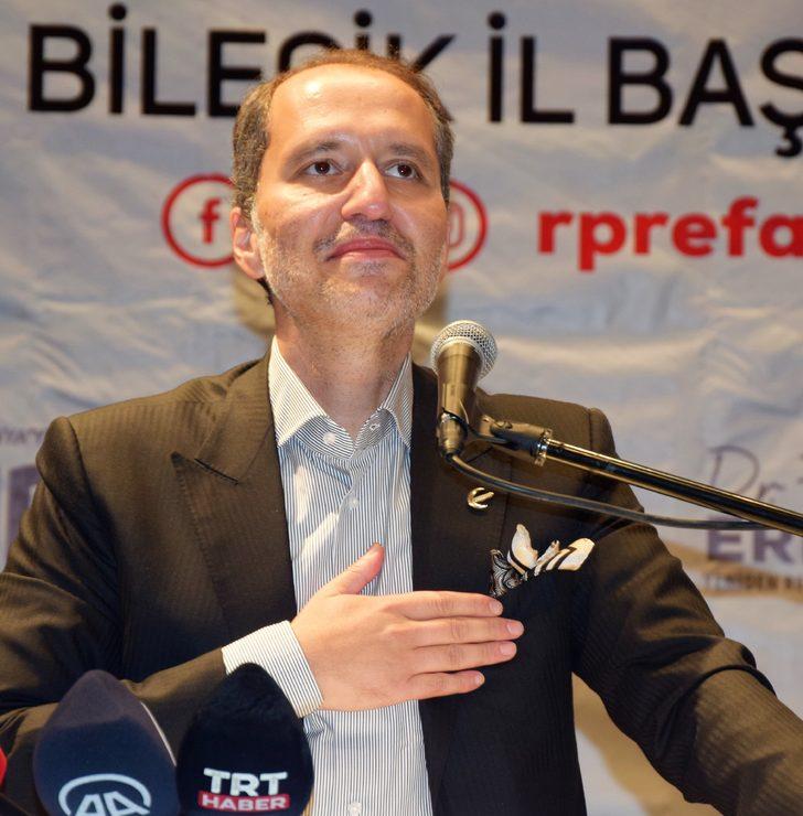 Yeniden Refah Partisi Genel Başkanı Erbakan, Bilecik'te partisinin il kongresine katıldı: G3