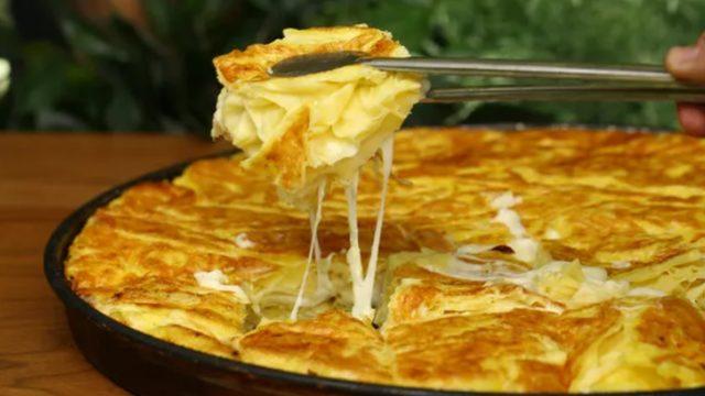 Bu lezzet anında hazırlanıyor: Nefis tava böreği tarifi! Tava böreği nasıl yapılır?