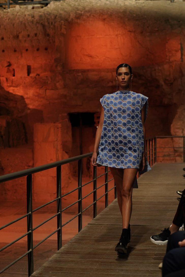 Zeugma Antik Kenti'nde "Doku Kumaş Tasarım Yarışması" defilesi yapıldı G3