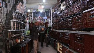 Konya'da havaların soğumasıyla Sobacılar Sokağı hareketlendi