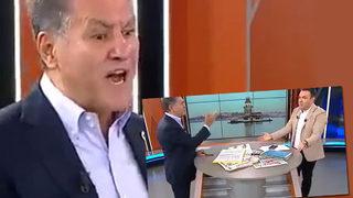 Mustafa Sarıgül canlı yayında küplere bindi! Sunucu Tahir Sarıkaya'yı azarladı