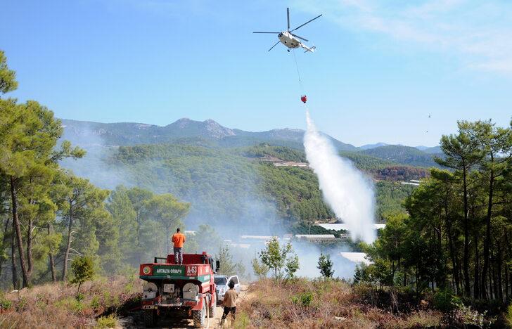 GÜNCELLEME - Antalya'da çıkan orman yangını kontrol altına alındı G2