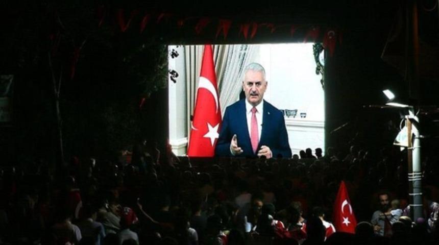 Başbakan Yıldırım, meydanlara seslendi