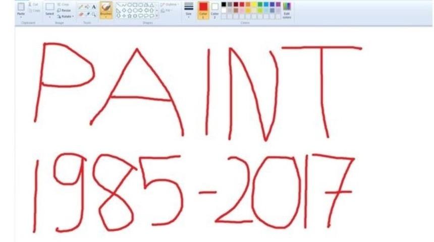Microsoft efsanevi program Paint'i kaldırıyor