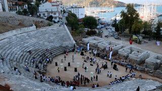 Fethiye'deki Telmessos Antik Tiyatrosu hizmete açıldı