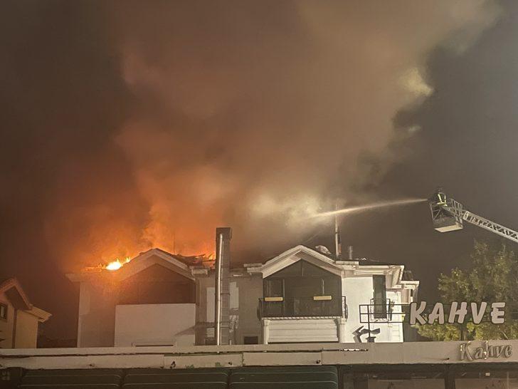 Samsun'da bir otelin çatısında yangın çıktı G2