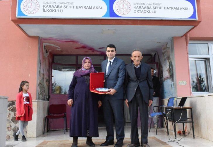 Samsun'da şehit Jandarma Uzman Çavuş Bayram Aksu'nun adı öğrenim gördüğü okulda yaşatılacak G3