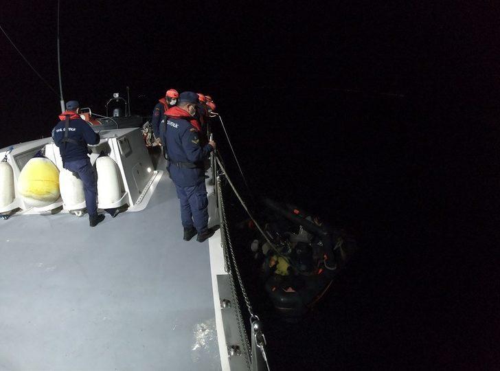 Aydın'da geri itilen 53 düzensiz göçmen kurtarıldı, 48 göçmen yakalandı G3