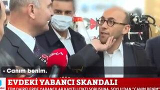 İçişleri Bakanı Süleyman Soylu 'evdeki yabancılar' sorusuna yanıtı gündem oldu! Muhabirin çenesini okşayıp gülerek 'canım benim' dedi