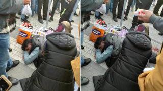 Sokak ortasında dehşet! Herkesin gözü önünde defalarca bıçakladı