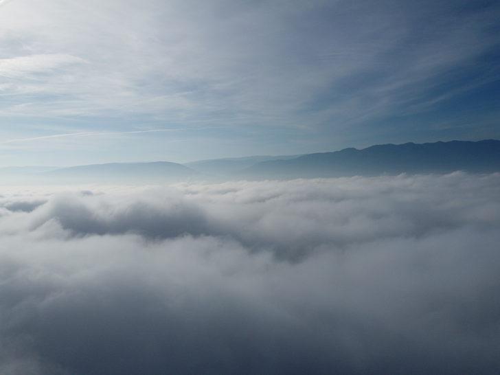 Düzce Ovası'nda sis dron ile görüntülendi G5