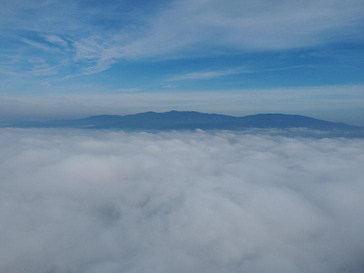 Düzce Ovası'nda sis dron ile görüntülendi G4
