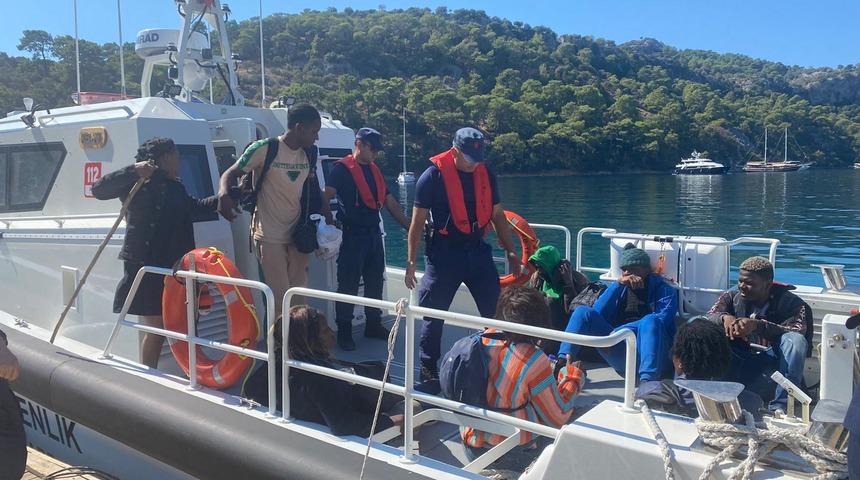 Muğla'da 8 düzensiz göçmen yakalandı