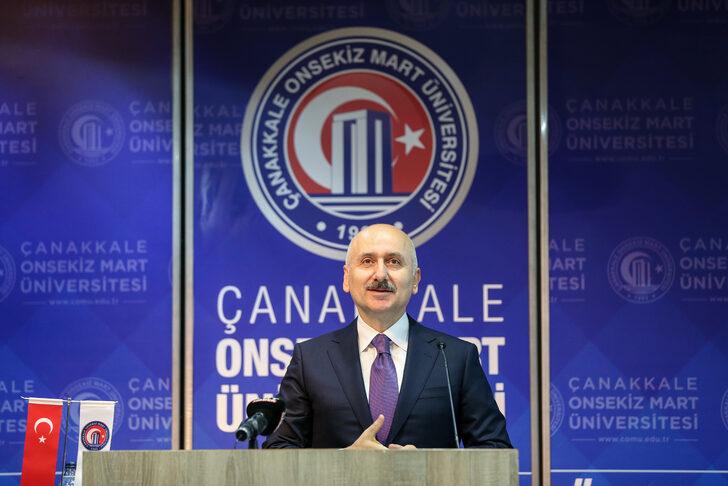 Bakan Karaismailoğlu, Çanakkale Onsekiz Mart Üniversitesinde konferans verdi: G4