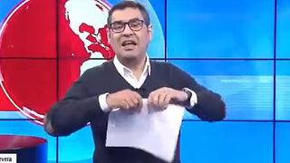 Mehmet Ali Çelebi'nin AK Parti'ye katılması olay oldu! Enver Aysever canlı yayında o yazıyı yırttı