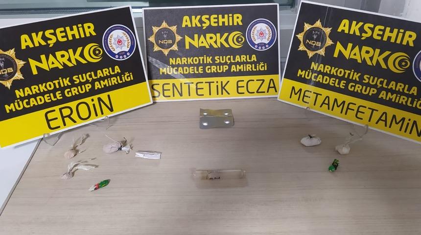 Konya'da uyuşturucu operasyonunda 9 zanlı yakalandı