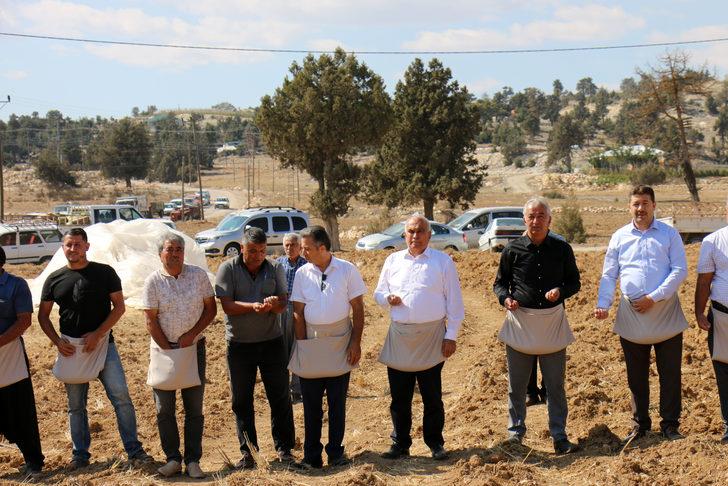 Mersin'de çiftçilere 50 ton ata buğdayı tohumu dağıtımına başlandı G2
