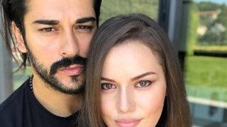 Fahriye Evcen'in hamilelik pozu hayran bıraktı! İlk yorum Burak Özçivit'ten