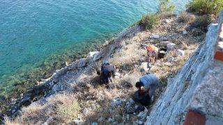 Bodrum'da AKUT ekiplerinin de katıldığı çalışmayla 1 ton atık toplandı
