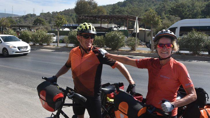 İngiliz bisikletli gezgin çift Türkiye'ye hayran kaldı G3