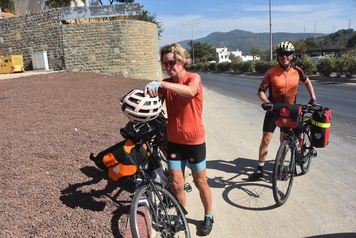 İngiliz bisikletli gezgin çift Türkiye'ye hayran kaldı G4