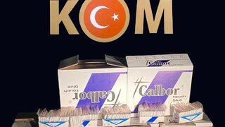 Kocaeli'de 53 bin 740 makaron ve 161 kilogram tütün ele geçirildi