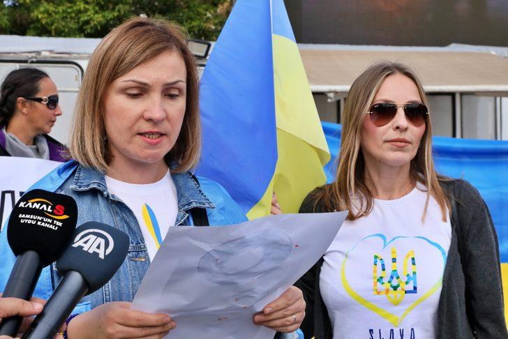 Samsun'da yaşayan Ukraynalılar, Rusya'nın Ukrayna'daki füze saldırısına tepki gösterdi G5