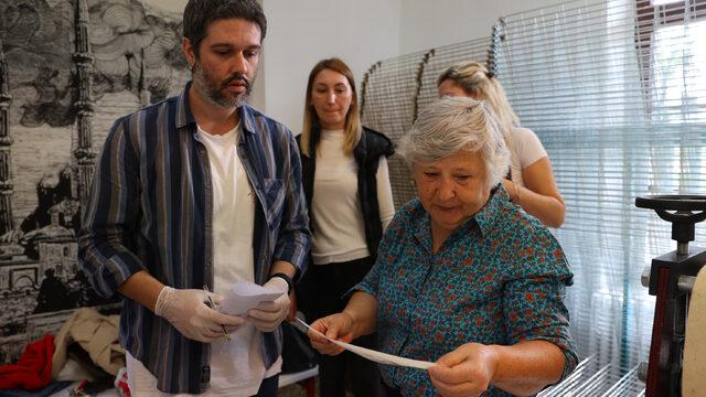 Portekizli sanatçı, Trakya Üniversitesinde polyester üzerine taş baskı tekniğini öğretti