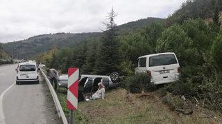 Samsun'daki trafik kazasında 2 kişi yaralandı
