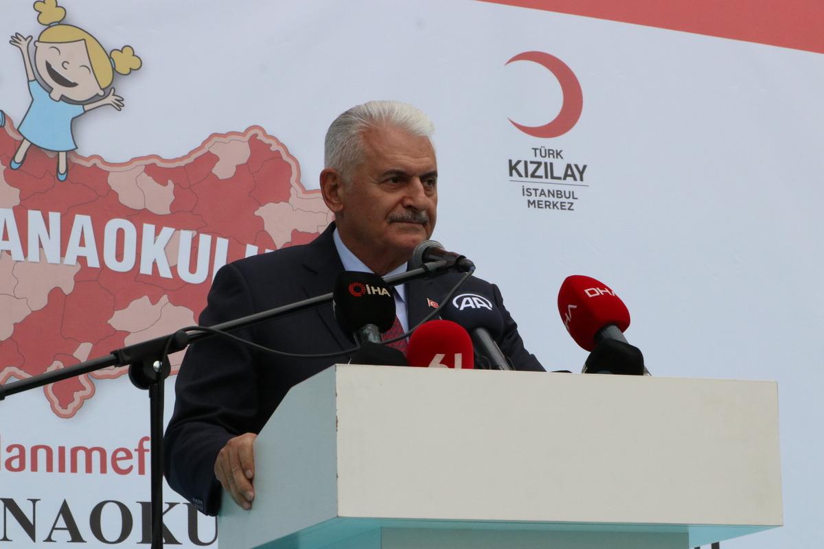 AK Parti Genel Başkanvekili Binali Yıldırım, Trabzon'da anaokulu a&ccedil;ılışında konuştu: