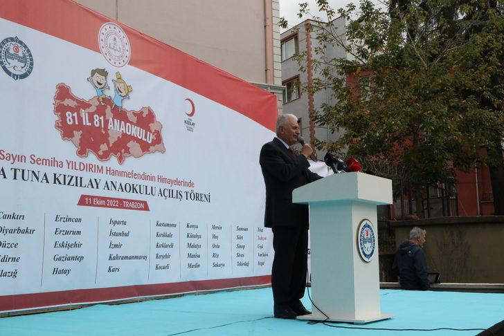 AK Parti Genel Başkanvekili Binali Yıldırım, Trabzon'da anaokulu açılışında konuştu: G2