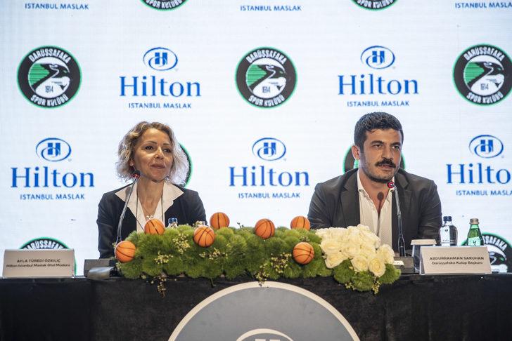 Darüşşafaka Basketbol Takımı ile Hilton İstanbul Maslak arasındaki sponsorluk anlaşması G1