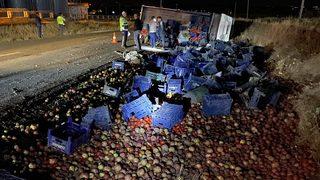 Adıyaman'da kamyonet devrildi, 2 kişi yaralandı
