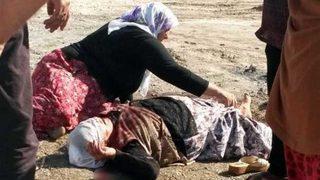 Sokak ortasında kan revan içinde bıraktı