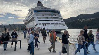 Amasra beşinci kruvaziyer gemisini ağırladı