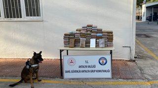 Antalya'da yabancı bandıralı gemide 183 kilo 738 gram kokain ele geçirildi