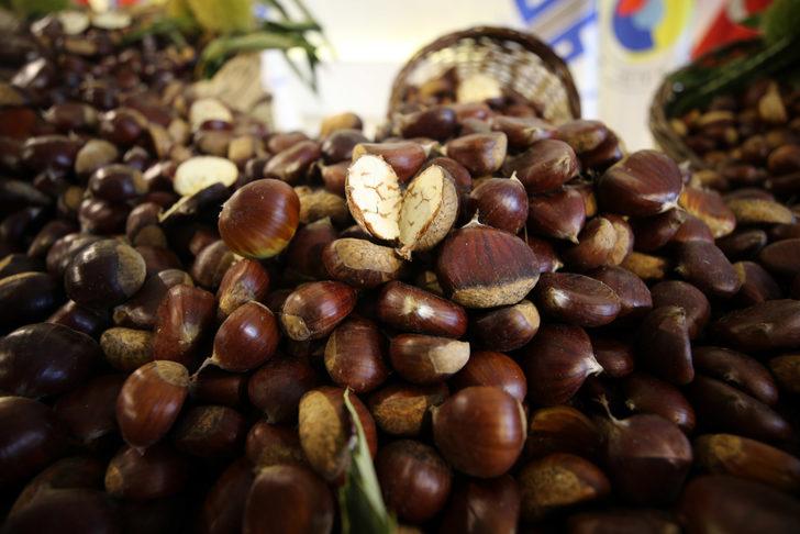 Aydın'da sezonun ilk kestaneleri borsaya getirildi G1