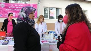 Edirne'de köy sakini kadınlara meme kanseri taraması yapıldı