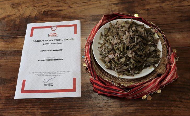 "Ordu galdirik kavurması" coğrafi işaret olarak tescillendi G2