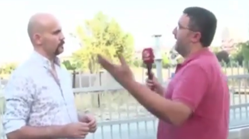 Beyaz TV Muhabiri Atalay Demirci'nin suratına tükürdü Levent Kelleci kimdir