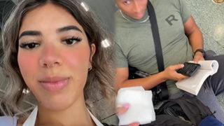 Havalimanında gördüğü yakışıklı bir adama üzerinde cep telefonu numarası yazılı peçete uzattı! Adam öyle bir şey yaptı ki...