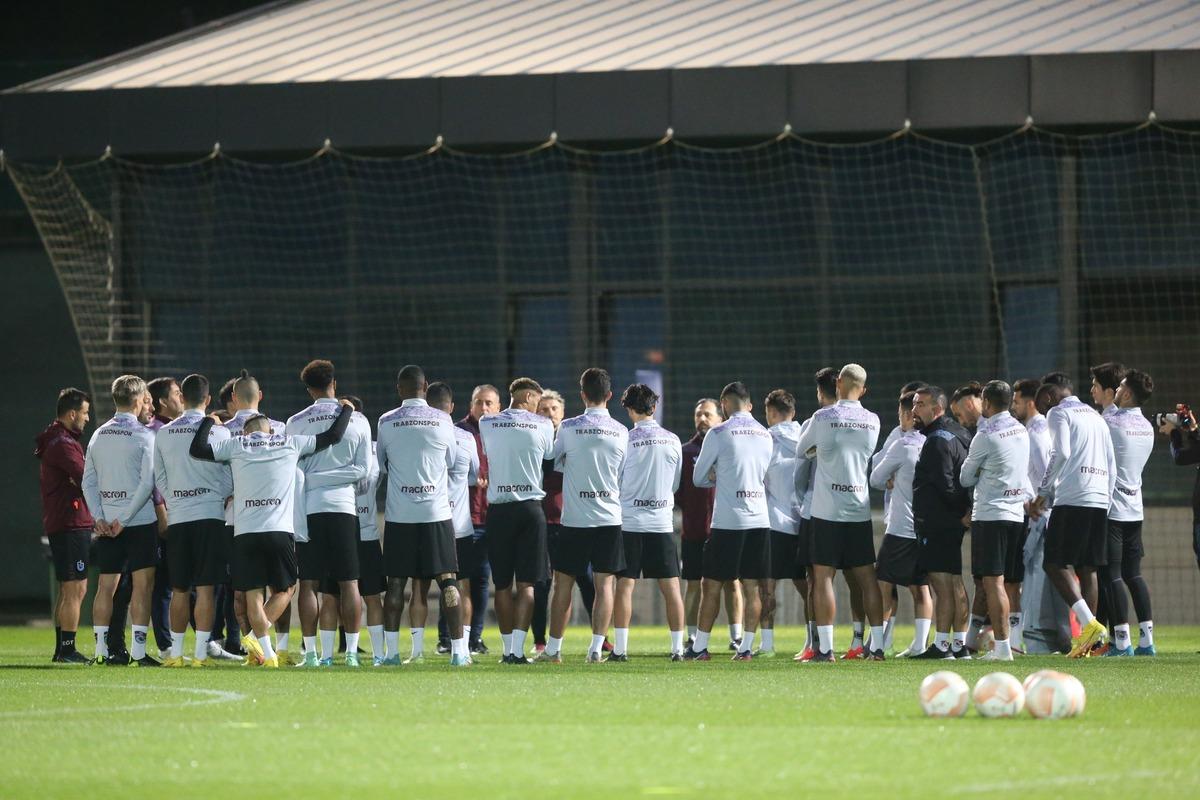 Trabzonspor, Monaco ma&ccedil;ı hazırlıklarını tamamladı