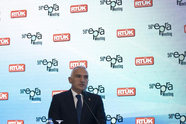 Kültür ve Turizm Bakanı Ersoy, Avrupa Düzenleyici Otoriteler Platformu 56. Toplantısı'nda konuştu: G1