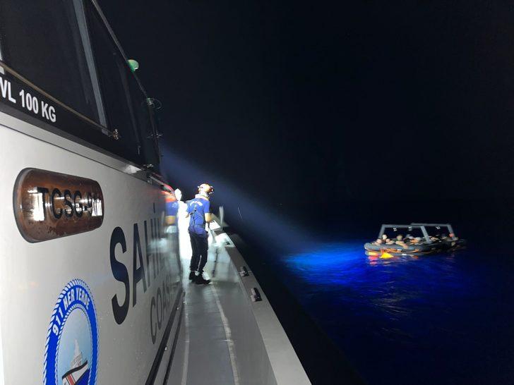 Muğla açıklarında 125 düzensiz göçmen kurtarıldı G3