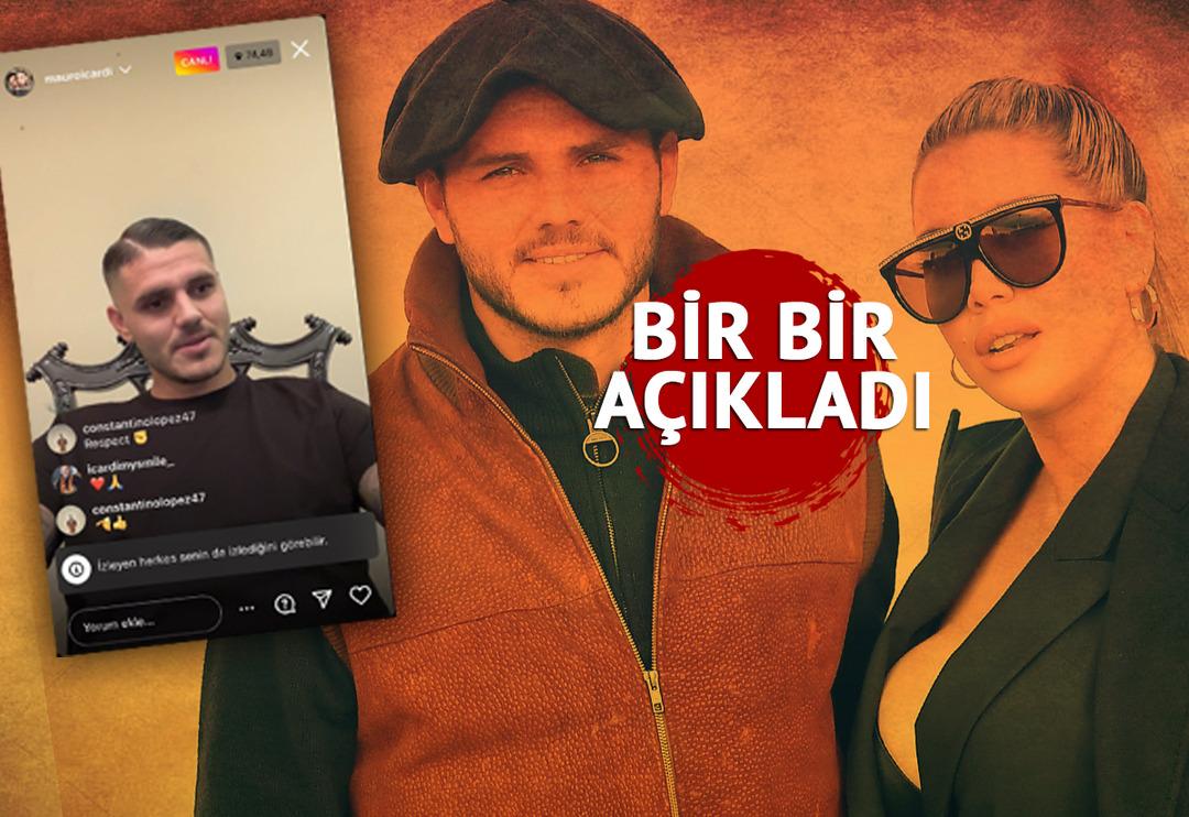 Wanda Nara'nın başkasından hamile mi kaldı?! Icardi gece yarısı canlı yayın a&ccedil;tı: 'Benden olmayan &ccedil;ocukları...'