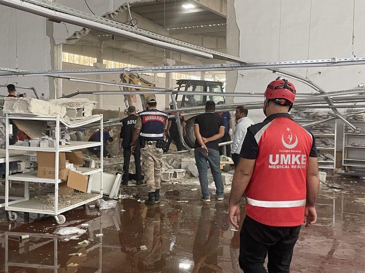 Şanlıurfa'da fabrika duvarının yıkılması sonucu 3 işçi yaralandı G2