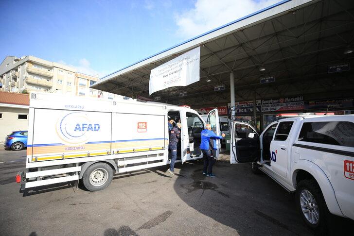 Kırklareli otogarında sirenleri duyunca korkan yolcular tatbikat olduğunu anlayınca rahatladı G4