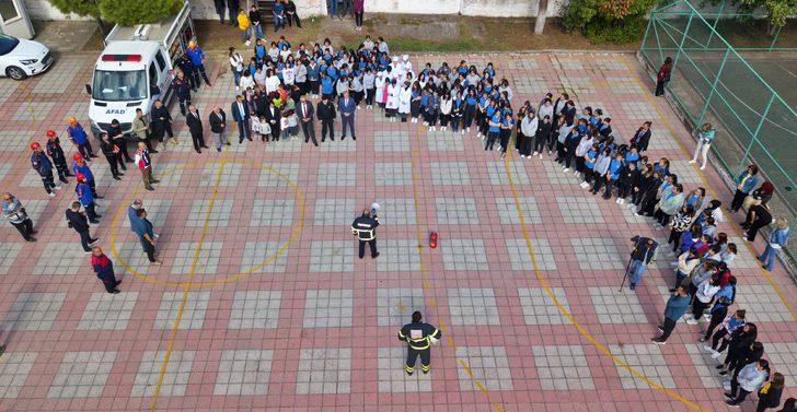 Sinop'ta yangın tatbikatı yapıldı G1