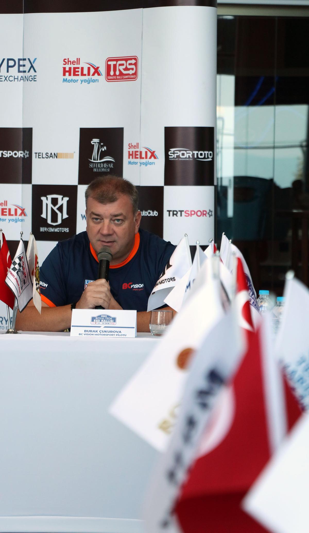 2022 Royal Teos Ege Rallisi'nin basın toplantısı yapıldı