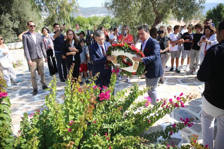 "Halikarnas Balıkçısı" Cevat Şakir Kabaağaçlı, ölümünün 49'uncu yılında mezarı başında anıldı G1